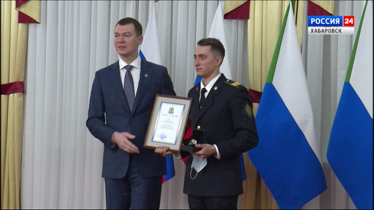Награждение военнослужащих Хабаровского края