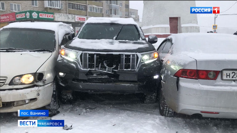 Циклон в ряде территорий Хабаровского края привел к серьезным ДТП