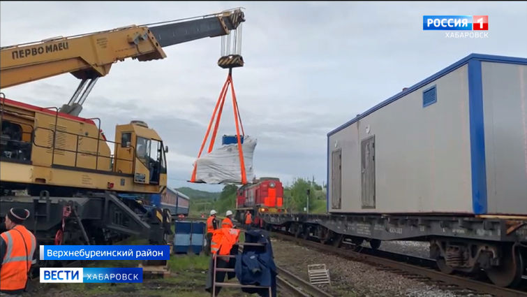 Новую модульную котельную доставили в поселок Тырма Верхнебуреинского района