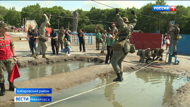 Под Хабаровском определили победителя всеармейских состязаний «Аварийный район»