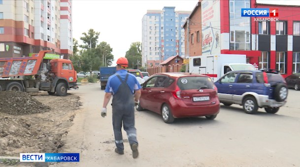 Для сокращения пробок на ул. П.Морозова в Хабаровске будет задействован проезд вдоль дома № 113