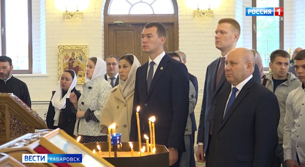 Православный храм открыли напротив аэропорта Хабаровска