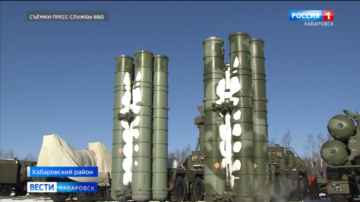 С-400 помог уничтожить условный самолёт, который нарушил воздушное пространство над Хабаровском