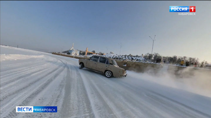 Под Хабаровском прошел открытый зимний чемпионат по дрифту