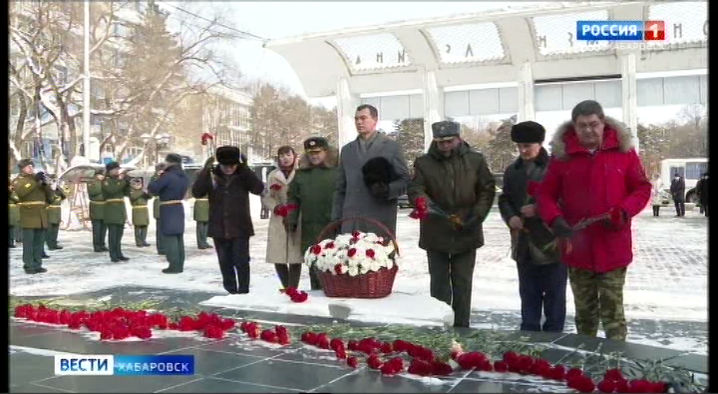 В Хабаровске почтили память погибших в «горячих точках»