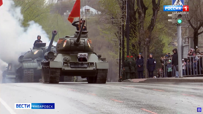 Движение автотранспорта в центре Хабаровска ограничат 7 и 9 мая