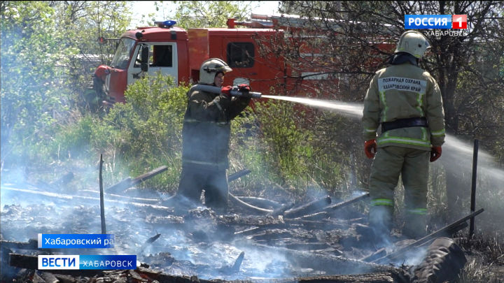 До 100 новых очагов возгораний ежедневно появляется в Хабаровском крае