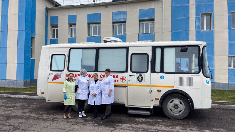 Автопоезд «Здоровье» начал работу в Ванинском районе