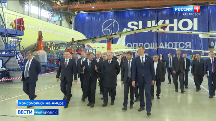 Процесс импортозамещения «Superjet New» оценил зампред Правительства РФ Юрий Борисов