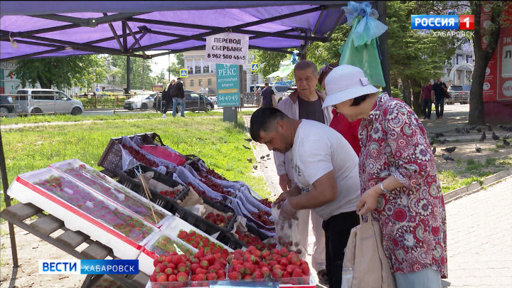 Пробуя ягоду, не забывайте о сертификате! В Хабаровске начался сезон черешни