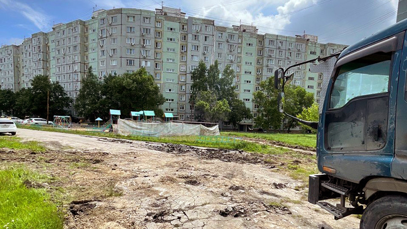 В Хабаровске началось благоустройство сразу двух скверов – в Краснофлотском и Индустриальном районах