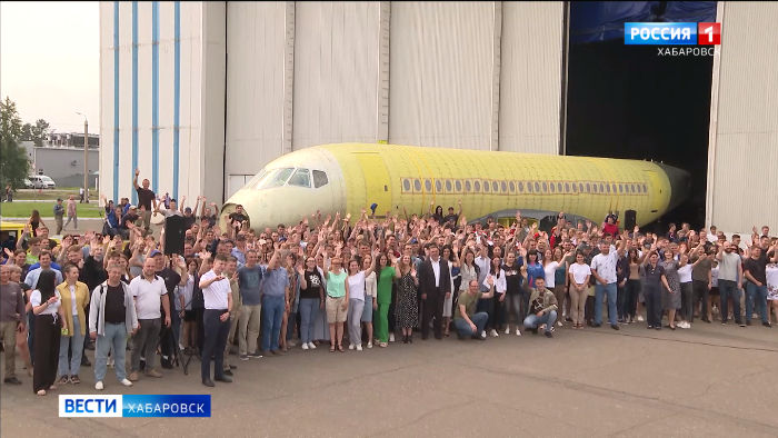 Новая глава российской авиации: репортаж «Вести. Хабаровск» о начале программы Суперджет Нью