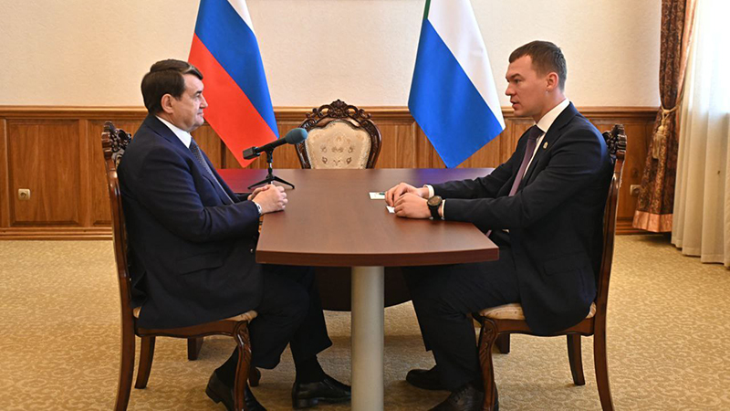 Михаил Дегтярёв провёл рабочую встречу с помощником Президента России Игорем Левитиным