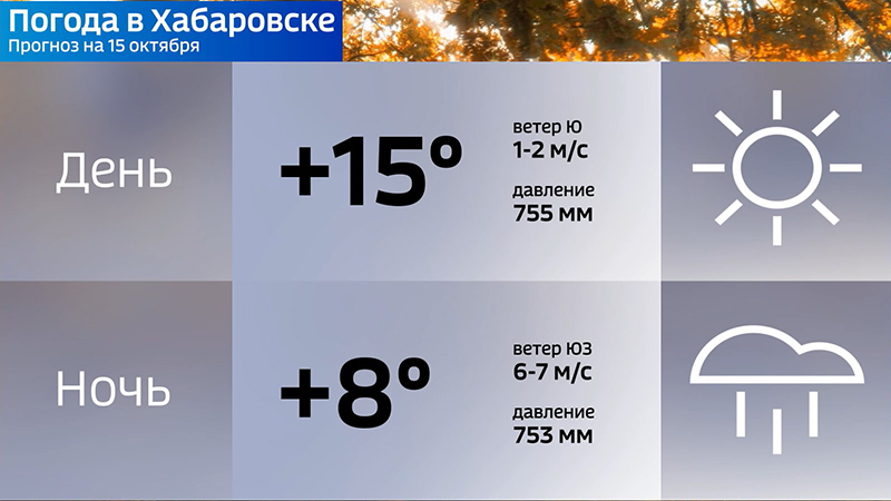 Погода на выходные: тепло ещё задержится в Хабаровске