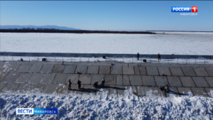 В Хабаровске завершается первый этап строительства городской дамбы