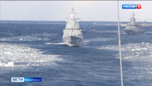 Корвет «Герой РФ Алдар Цыденжапов» уничтожил корабль условного противника в Японском море
