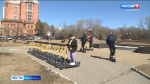 Сезон электросамокатов по новым правилам открылся в Хабаровске