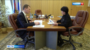 Михаил Дегтярёв провёл рабочую встречу с главой Тугуро-Чумиканского района