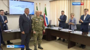 Указом Президента: доброволец из Хабаровского края получил медаль «За отвагу»