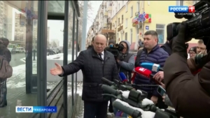 Мэр Хабаровска Сергей Кравчук совершил объезд будущих объектов благоустройства