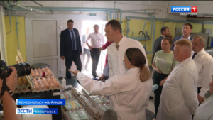 Михаил Дегтярёв совершил рабочую поездку в Комсомольск-на-Амуре