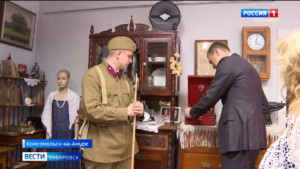 Губернатор посетил военно-патриотический центр «Ступени памяти» в Комсомольске