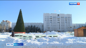 «Порталы в сказку», каток и лабиринт установят на главной площади края перед Новым годом