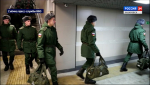 Крупный эшелон с призывниками прибыл в Хабаровск