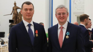 Президент России наградил Михаила Дегтярёва орденом Александра Невского