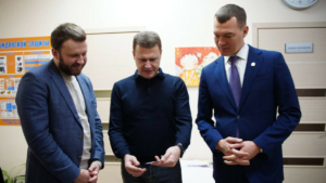 Максим Орешкин, Алексей Чекунков и Михаил Дегтярёв оценили работу хабаровского центра «Мой бизнес»