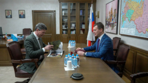 Михаил Дегтярёв провёл в Москве рабочую встречу с ректором Президентской академии