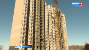 Готовность домов на улице Салтыкова-Щедрина в Хабаровске – почти 60 процентов