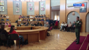 «Урок мужества» провели в ТОГУ ветеран СВО и руководитель комитета семей воинов Отечества в ЕАО