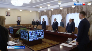 Жертв трагедии в Красногорске почтили на заседании в Правительстве Хабаровского края