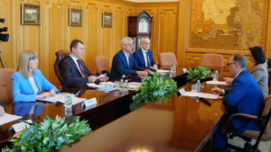 Глава региона провёл рабочую встречу с председателем Дальневосточного банка ПАО Сбербанк