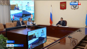 Еще один участок БАМа для грузовых поездов открыли в режиме телемоста