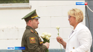 Необычная акция в честь Дня офицера России прошла в Хабаровске