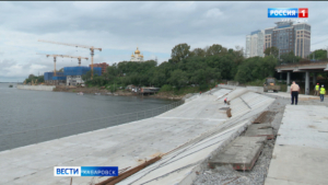 Многострадальную дамбу в Индустриальном районе сдадут 1 сентября