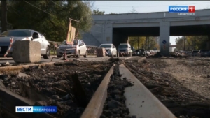 Ограничения движения продолжают действовать на улице Воронежской из-за демонтажа трамвайных путей