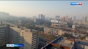 Смотрите в 21:10. Хабаровск с утра в дыму: город испытывает последствия природных возгораний
