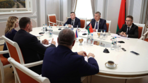 Дмитрий Демешин провёл встречу с Главой Администрации Президента Беларуси Дмитрием Крутым