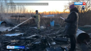Ночной пожар в Комсомольском районе: в огне погибли женщина и четырёхлетний ребёнок