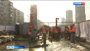 Смотрите в 21:10. Коллектор на Павла Морозова отремонтируют по технологии инъектирования