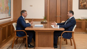 Дмитрий Демешин встретился с министром науки и высшего образования РФ Валерием Фальковым