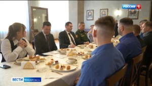 Дмитрий Демешин встретился со сборной края Кубка Защитников Отечества: «Вы должны подавать пример»