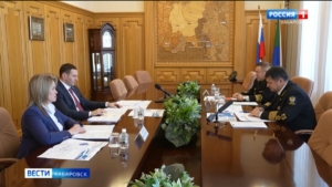 Дмитрий Демешин встретился с руководителем Федерального агентства морского и речного транспорта РФ