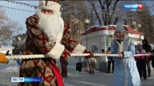 Весело и не холодно: «Рождественские забавы» объединили десятки жителей и гостей Хабаровска