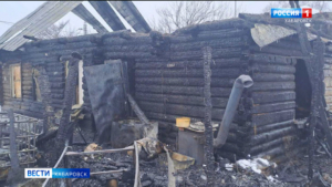 Ночной пожар в Советской Гавани чуть не унёс жизни пятерых детей и их родителей