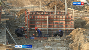 На строящейся Хабаровской ТЭЦ-4 приступили к возведению главного корпуса