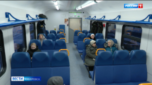 Смотрите в 21:10. Обновление парка пригородных электропоездов в Хабаровском крае полностью завершено
